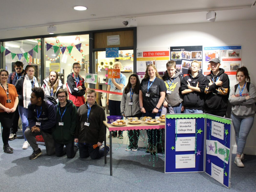 The Absolutely Wonderful College Shop opens at the Abingdon campus