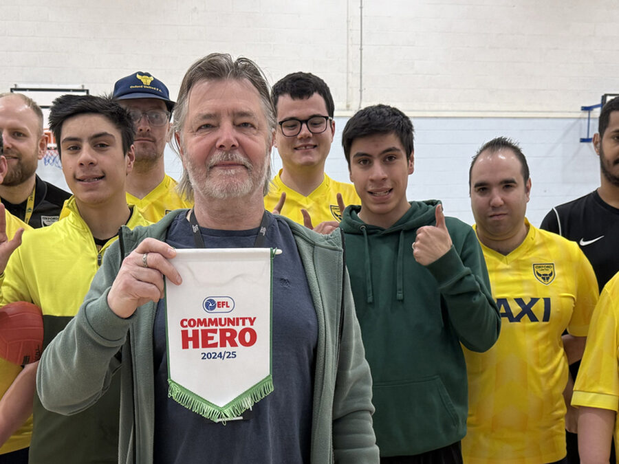 Celebrating our Community Hero: Lee Humber recognised in EFL honour at Oxford United