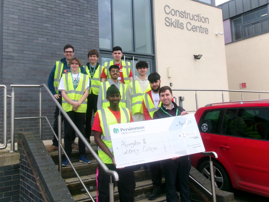 Persimmon Homes and McAlpine generously donate to College Construction Faculty